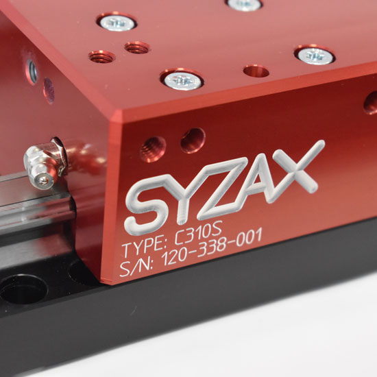 SYZAX linear axis system closes up